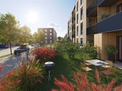 Prodej bytu 3+kk 74 m2 s terasou a předzahrádkou, cena 7021550 CZK / objekt, nabízí CREDITAS Real Estate Management s.r.o.